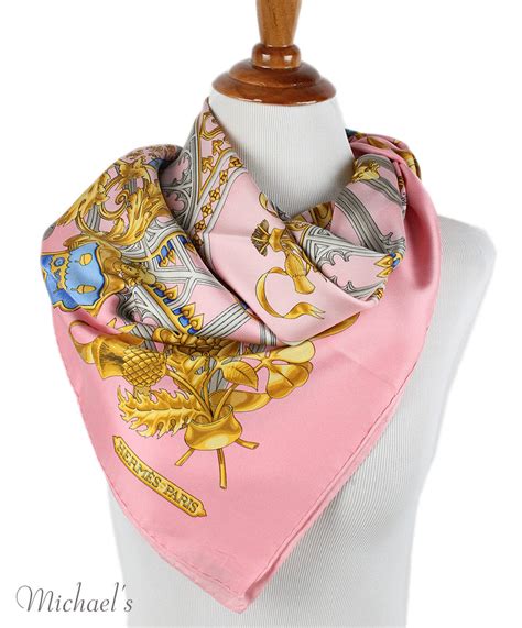 hermes scarf pink crystal|hermes style silk scarf.